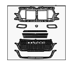 68668824AA - Body: Grille Assembly for Ram: 1500 Image