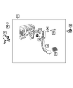 68095301AA - Brakes: Master Cylinder Push Rod Pin Clip for Mopar Image