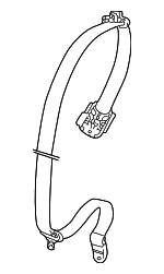 99780303503A23 - Electrical: Belt &amp; Retractor for Porsche: 911 Image