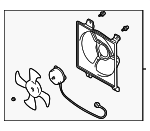 MR568144 - : Fan Assembly for Mitsubishi Image