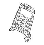 88310B2240 - Body: Seat Back Frame for Kia: Soul Image
