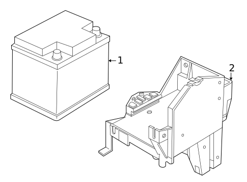 Battery & Related Components for 2005 Land Rover Freelander #0