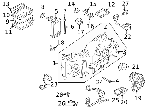 Heater for 2001 Audi TT Quattro #0