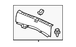 84640T2AY01ZA - Body: Rear Panel Trim for Honda: Accord Image