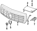 12335621 - Body: Grille Assembly for Cadillac: Eldorado Image