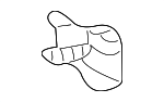 2204921241 - Exhaust: Exhaust Muffler Bracket for Mercedes-Benz Image
