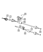 68068673AA - : Front Drive Shaft, Right for Mopar Image