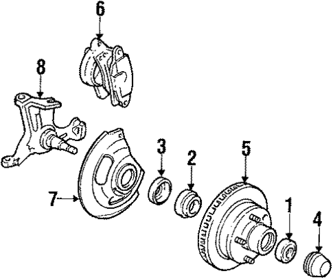 Front Brakes for 1987 Chevrolet El Camino #0