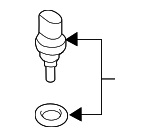 37870RTA005 - Cooling System: Temp Sensor for Acura Image