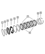 68019847AA - AS68RC; 6-Speed; Automatic Transmission: Snap Ring for Mopar Image