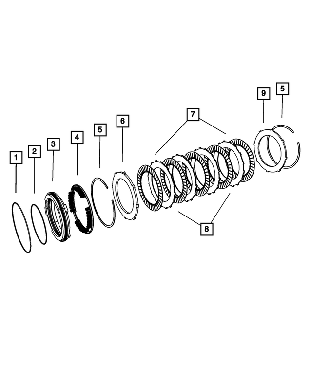 68019847AA - AS68RC; 6-Speed; Automatic Transmission: Snap Ring for Mopar Image