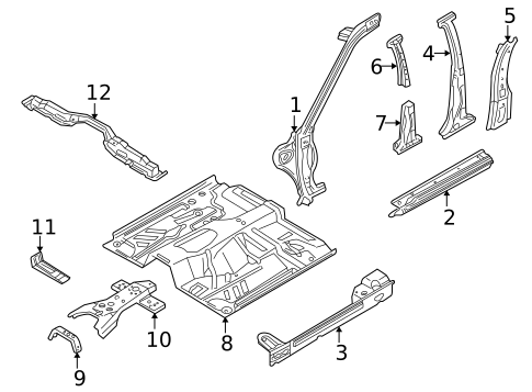 Floor & Rails for 2002 Nissan Xterra #0