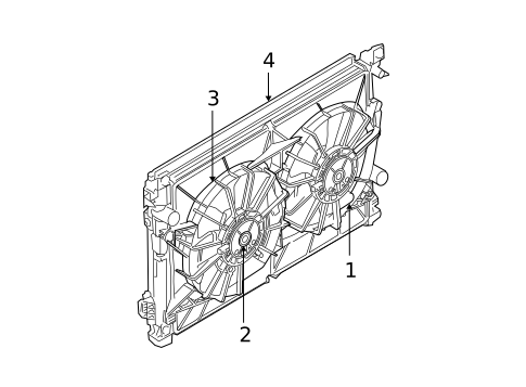 Cooling Fan for 2005 Chrysler Pacifica #0