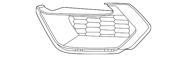 MR3Z-17E811-AB - Outer Grille 2021-2023 Ford Mustang | Ford Parts