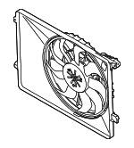 25380S8500 - : Engine Cooling Fan Assembly for Hyundai Image