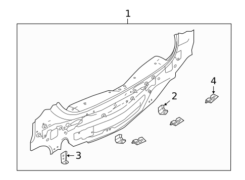 Rear Body for 2016 Nissan Versa Note #0