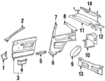 MB446988 - : Shelf for Mitsubishi: Mirage Image