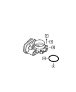 4861661AA - Fuel: Throttle Body for Mopar Image