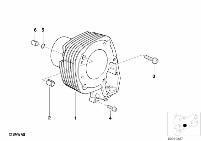 7119942074 - Engine: Dowel Pin - 6M6X14 for BMW-Motorrad Image