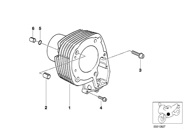 7119920137 - : Fillister Head With Washer - M8X30-Z3-8.8-Zn for BMW-Motorrad Image