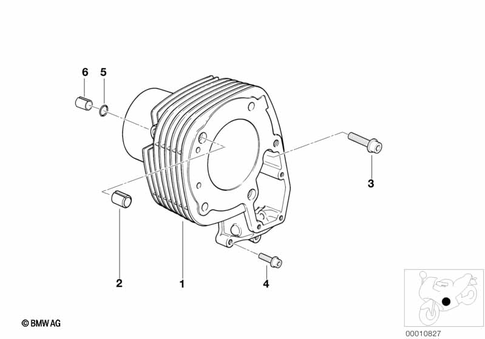 Engine Block for 2006 BMW-Motorrad R 1150 R #1