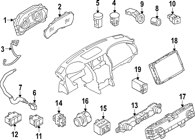 284H36RA2A - Body: Auxiliary Jack for Infiniti Image