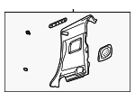 6251024142C0 - Body: Quarter Trim Panel for Lexus: SC430 Image