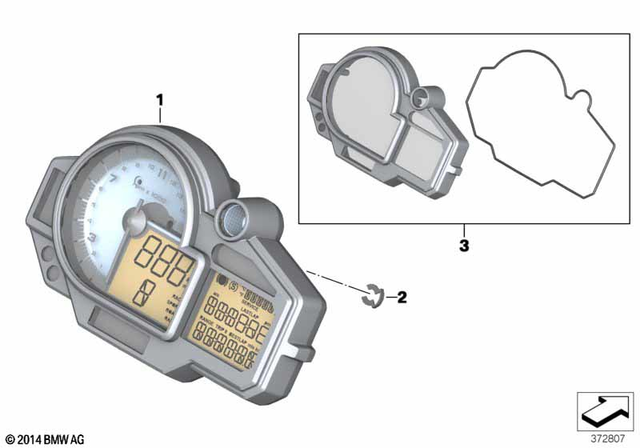 62117721639 - : Repair Kit Instrument Cluster for BMW-Motorrad Image