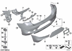 51127426431 - : Cover, Bumper, Rear for BMW Image