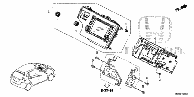 Audio Unit (1) for 2016 Honda Fit #0