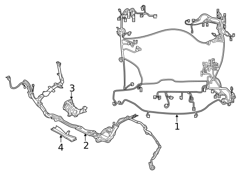 Wiring Harness for 2019 Lexus GS F #0