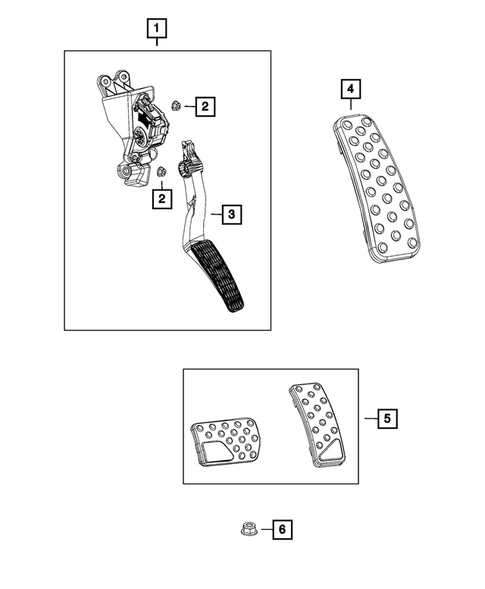 Accelerator Pedal for 2016 Dodge Challenger #0