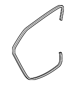 3D7839702B41 - : Door Weather-Strip for Volkswagen: Phaeton Image