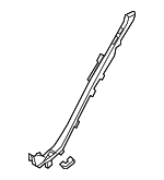 21369005067P82 - Body: Lower Quarter Trim for Mercedes-Benz Image