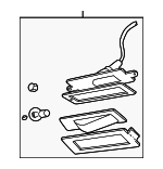 F2TZ13550A - Electrical: License Lamp for Ford: F-150, F-250, F-250 HD, F-250 Super Duty, F-350, F-350 Super Duty, F-450 Super Duty, F-550 Super Duty, F-Super Duty Image