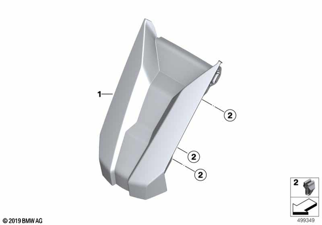 46638558235 - : Trim Instrument Cluster for BMW-Motorrad Image