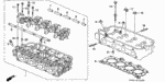 12100PM6J01 - Engine: CYLINDER HEAD ASSY. for Honda Image