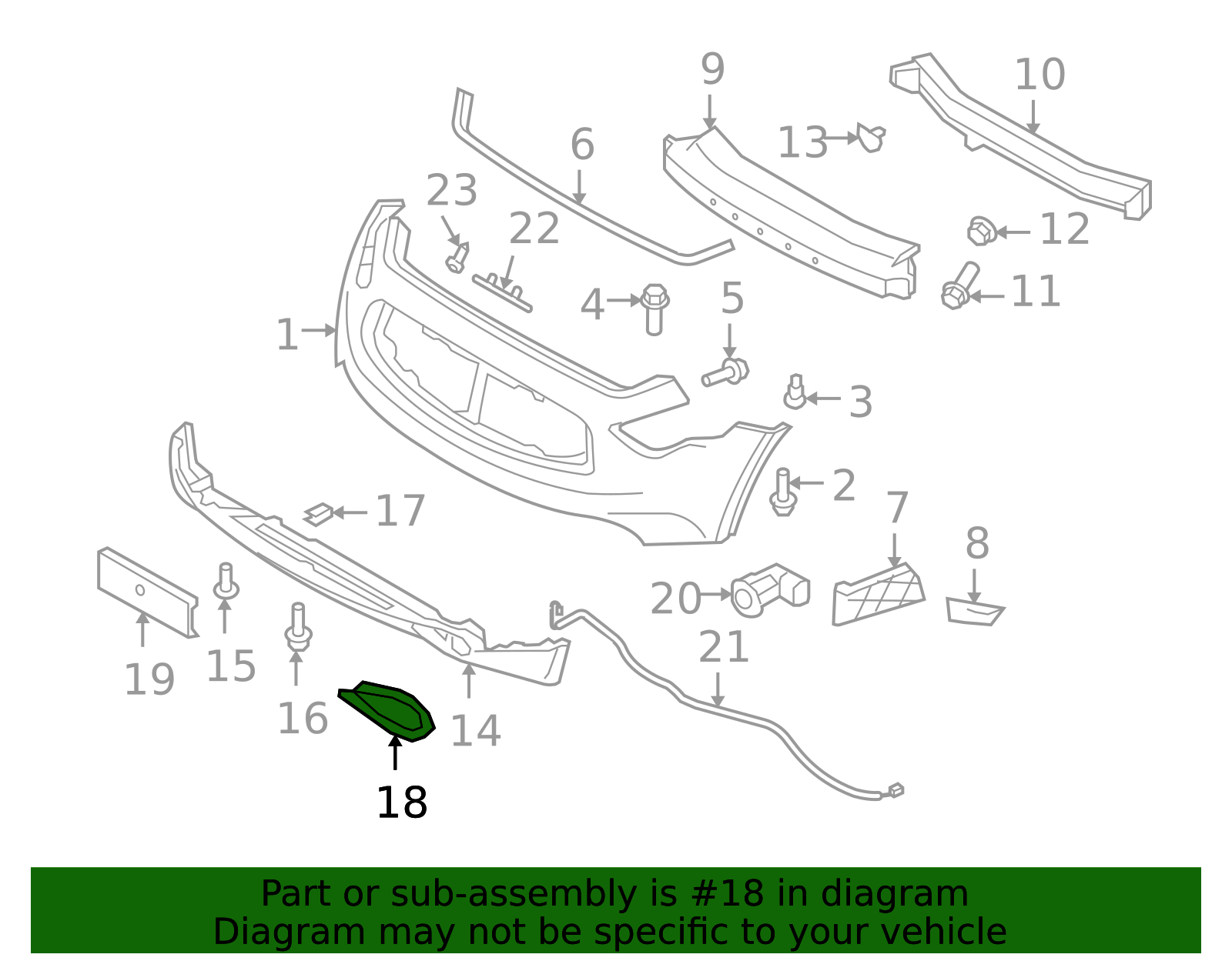 62257-3EV0B - High-Quality Fog Light Trim for 2014-2017 INFINITI QX70 ...