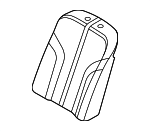 89460JI300EVH - Body: Seat Back Cover for Hyundai Image