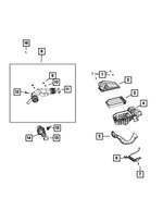 6512573AA - : Hose Clamp Clamp for Mopar Image