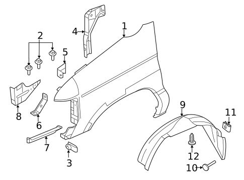 Fender & Components for 2014 Ford E-150 #0