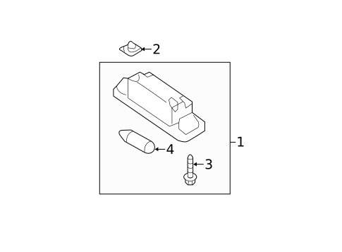 License Lamps for 2012 Kia Sorento #0