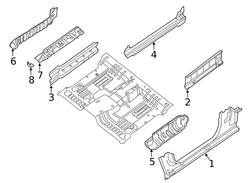 Rocker Panel for 2018 Nissan NV2500 #0