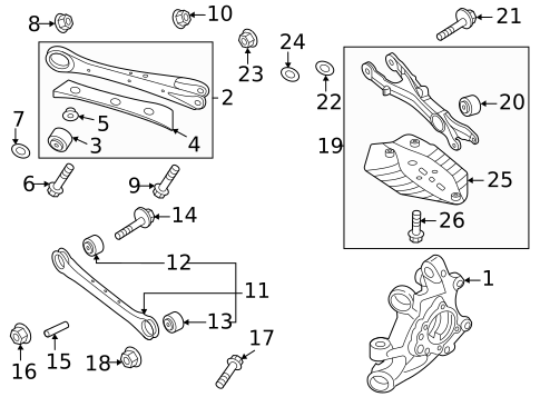 Rear Suspension for 2023 Genesis G90 #0