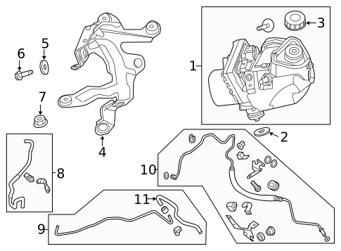 Pump & Hoses for 2015 Nissan Altima #0