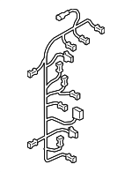 4M1971569F - HVAC: Wire Harness for Audi Image