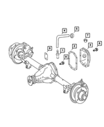 5134372AA - Rear Axle: Gasket, Mounting for Mopar Image image