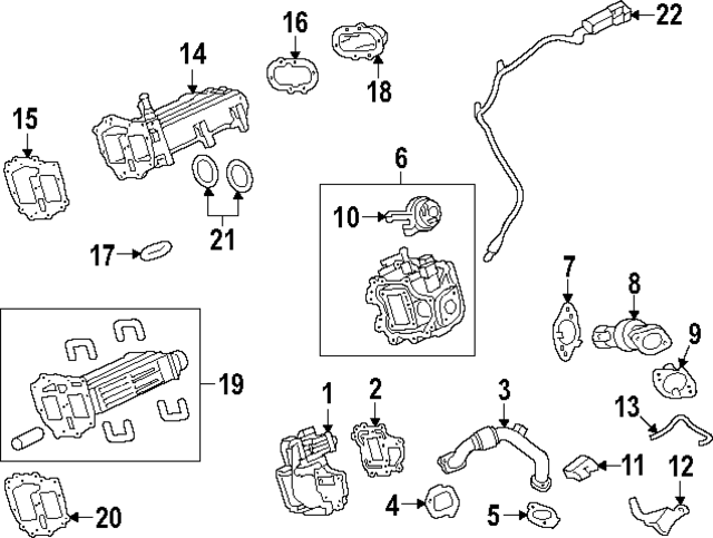 HC3Z9V426E - Emission System: Housing for Ford: F-250 Super Duty, F-350 Super Duty, F-450 Super Duty, F-550 Super Duty Image