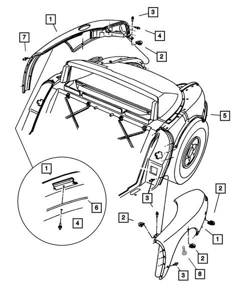 Quarter Panel for 2002 Dodge Viper #0