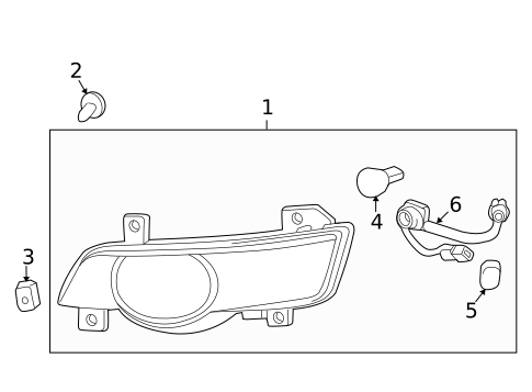 Side Marker & Signal Lamps for 2011 Chevrolet Traverse #0